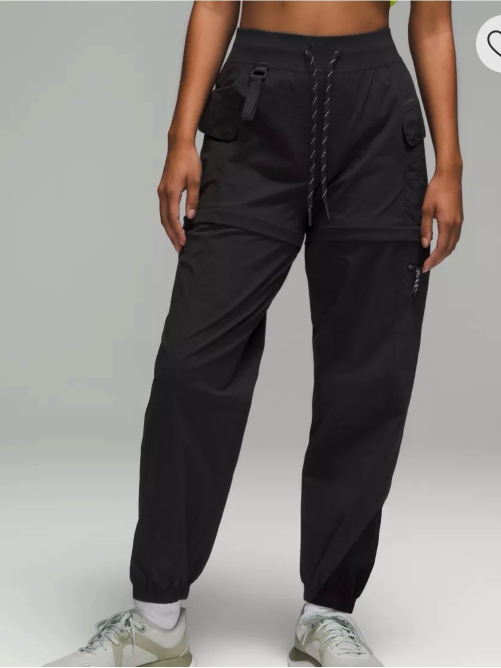 Lululemon Convertible High-Rise Hiking Jogger Black 12